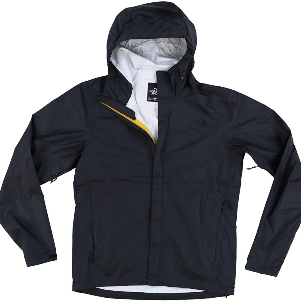 🆕The North Face Men's Venture Rain Jacket, Large - TNF Black, Brand NEW, Auth.